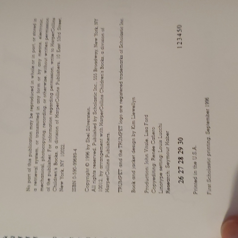 Book by Shel Silverstein "Falling Up" - Picture 5 of 5